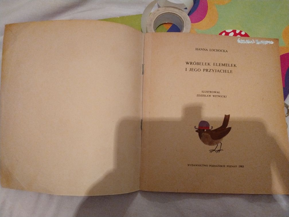 Wróbelek Elemelek i jego przyjaciele. 1983r. Hanna Łochocka