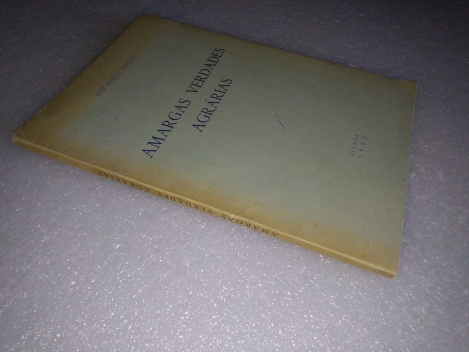 Raro livro Livro amargas verdades agrarias 1962