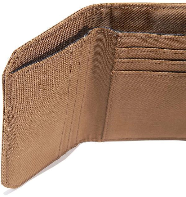 Portfel Carhartt Nylon Duck Trifold Wallet CARHARTT BROWN