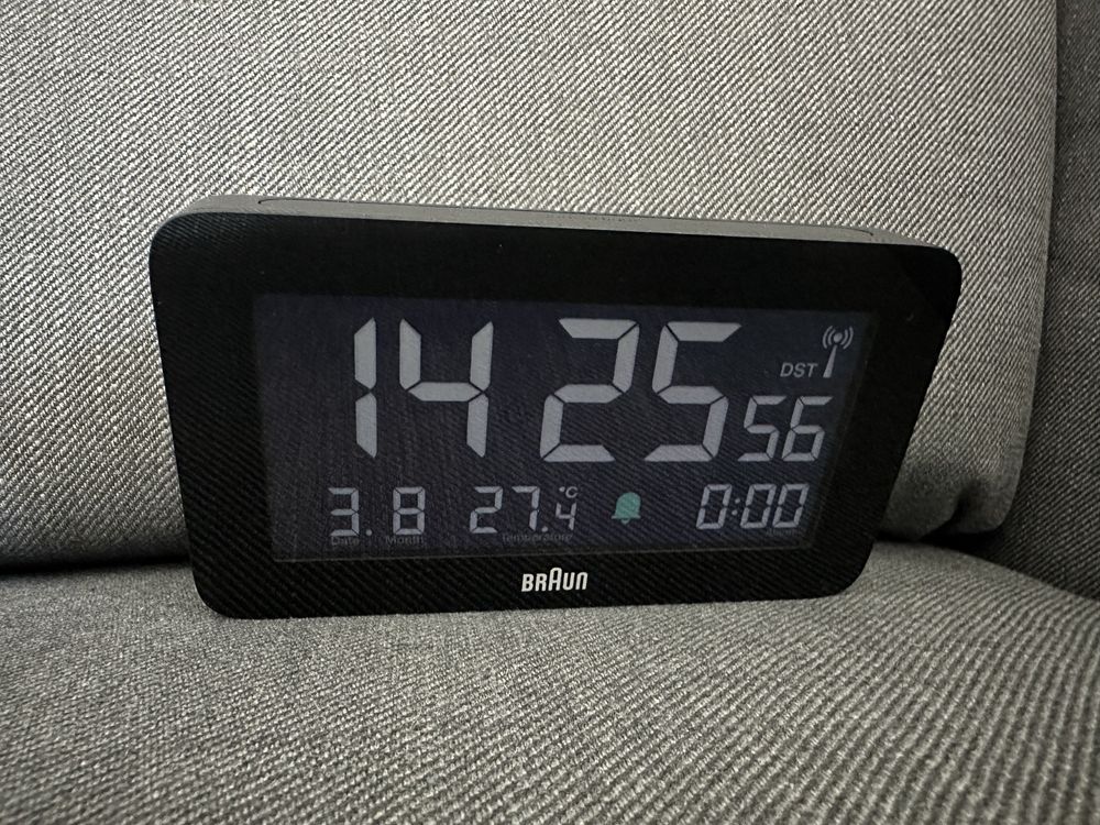 Braun BC10B-DCF - zegar, budzik cyfrowy sterowany radiowo