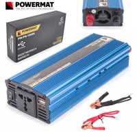 POWERMAT Przetwornica Napięcia Samochodowa 12v 230v 1800w