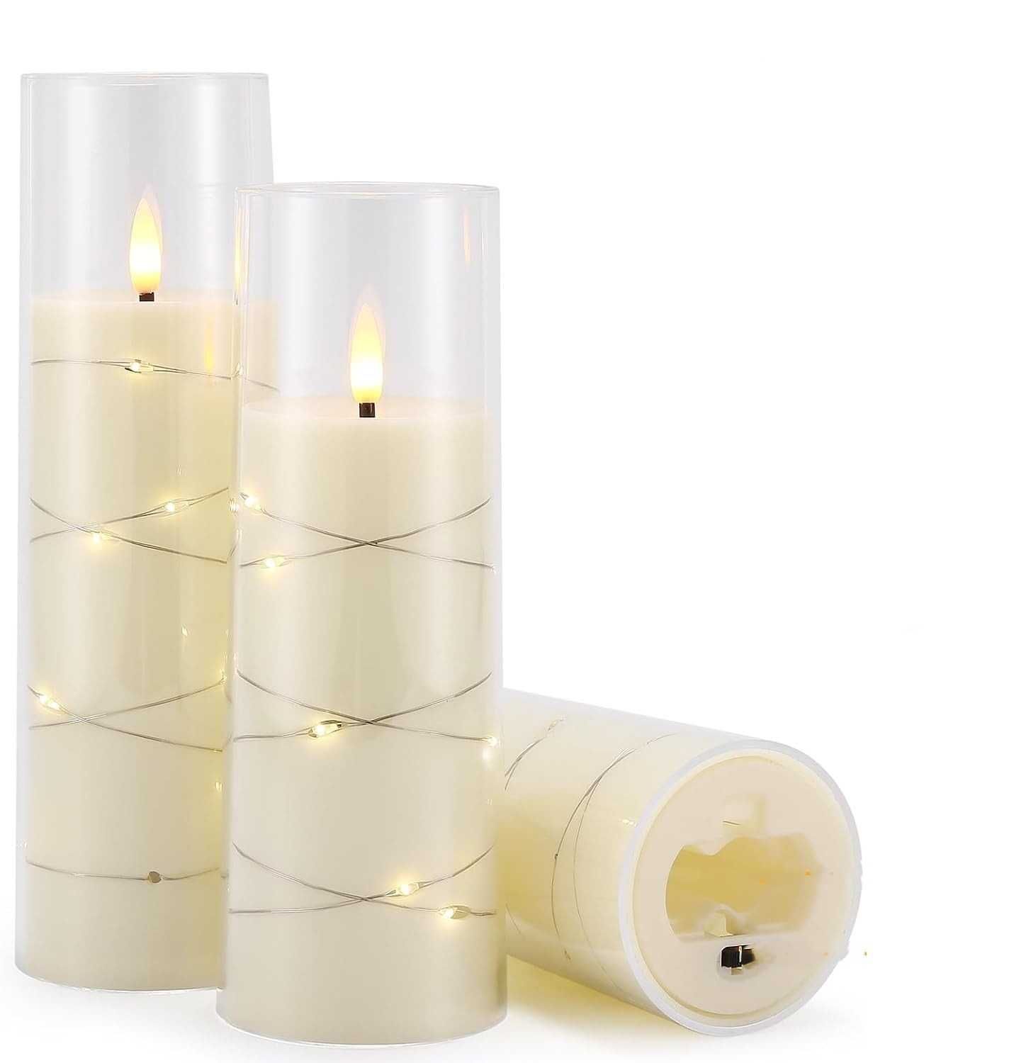 Świece LED bezpłomieniowe zestaw 5 szt.