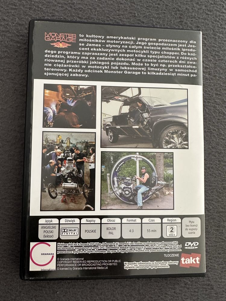 Monster garage Dvd