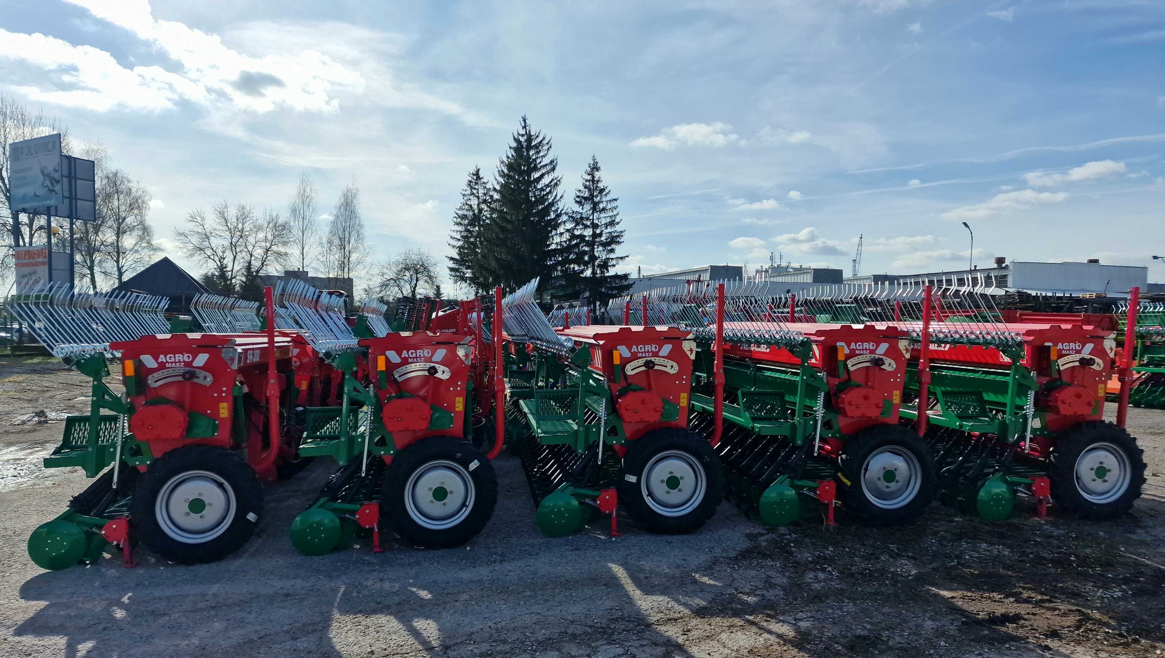 Siewnik zbożowy stopkowy AGRO-MASZ SR250 SR301