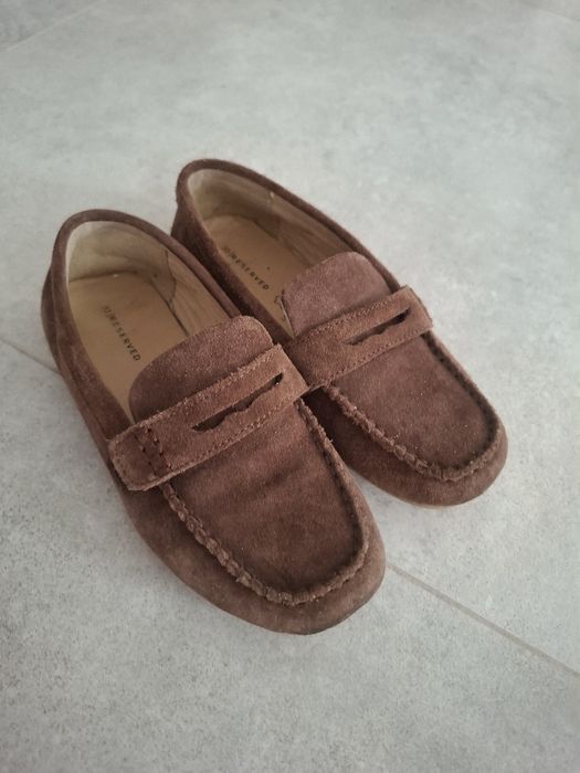 Mokasyny brązowe 33 Reserved