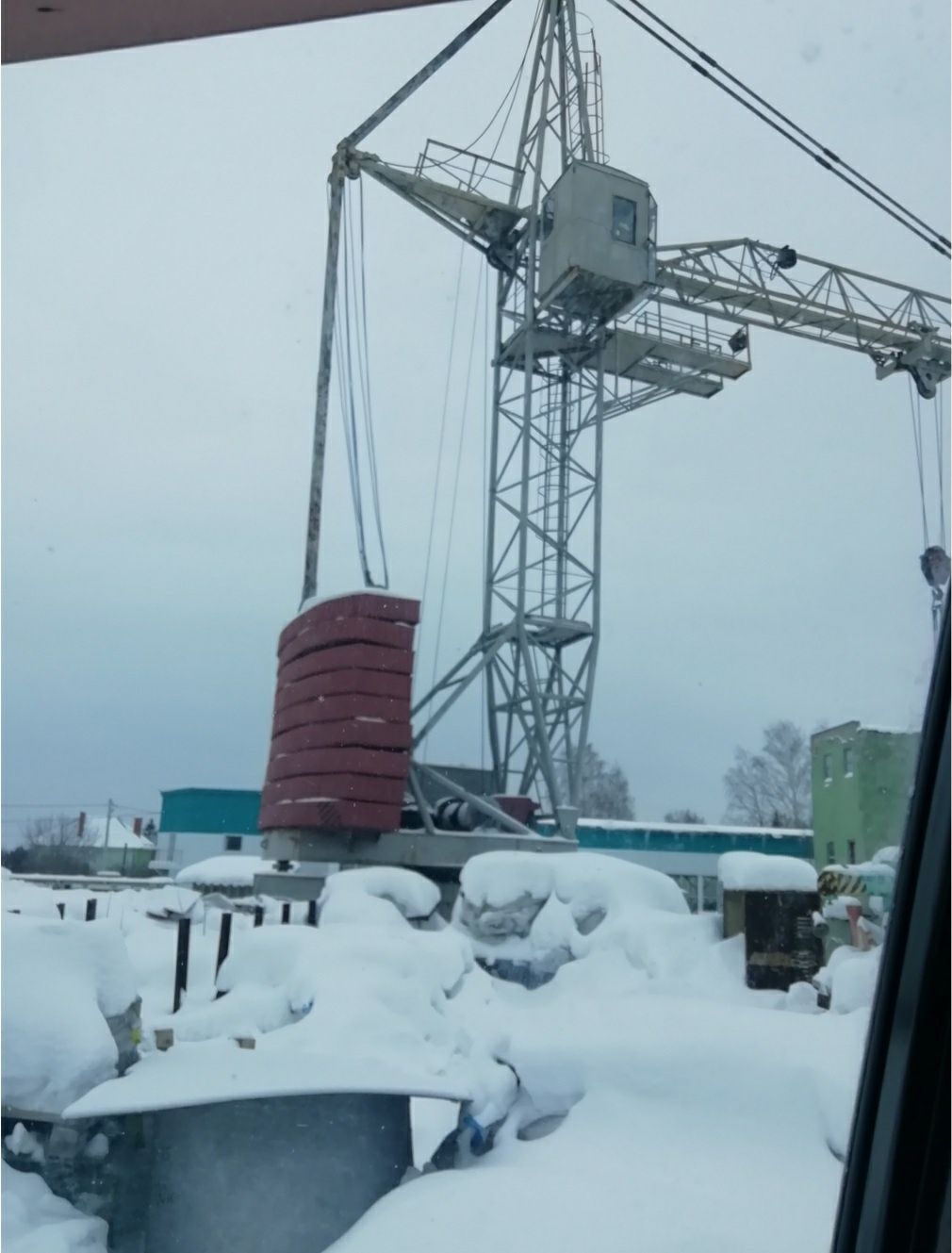 Кран башенный,погрузчик,КБ 406