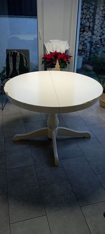 Stół IKEA biały INGATORP 110-155