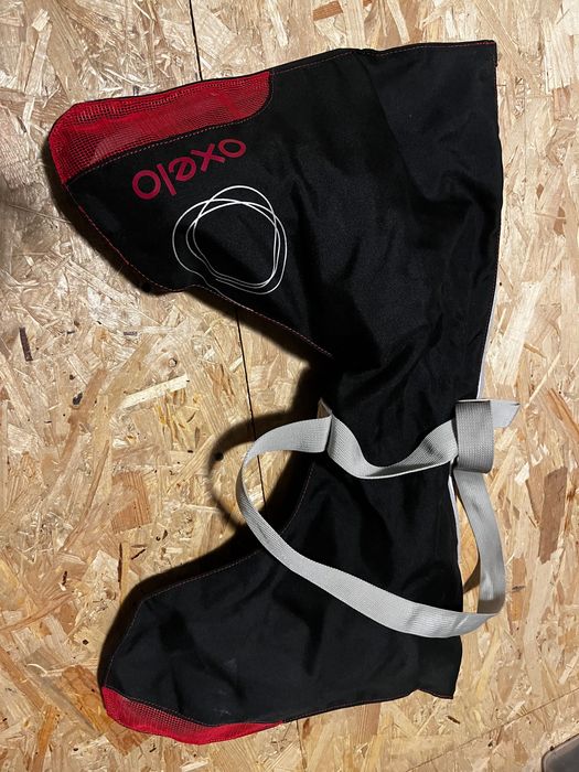 Łyżwy czarno-czerwone oxelo size s/ rozmiar 30-44