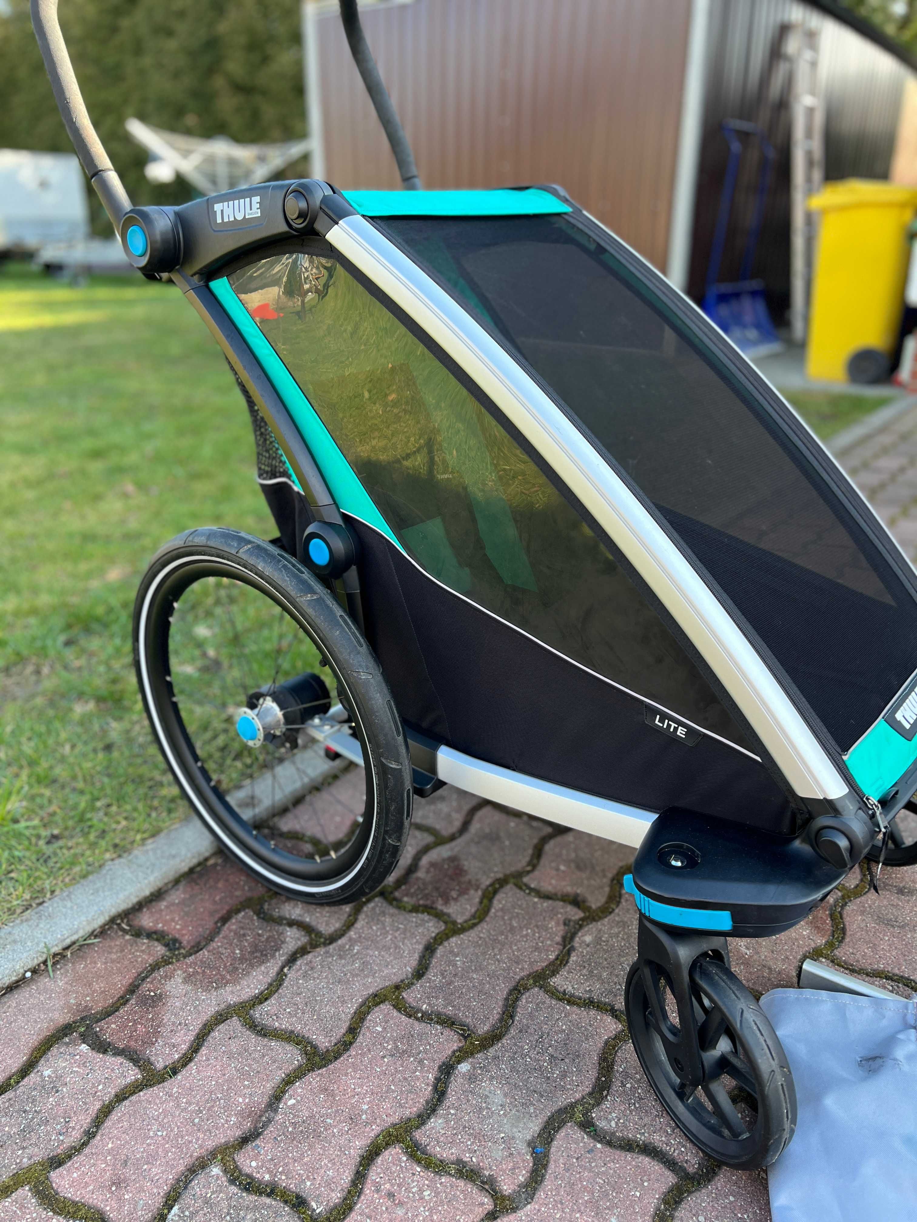 Thule Chariot Lite- przyczepka rowerowa 2w1, wózek biegowy, stan bdb!