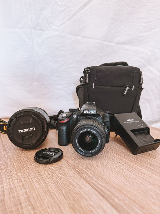 Nikon D3200 +Lentes 18-55mm e Tamron 70-300mm
