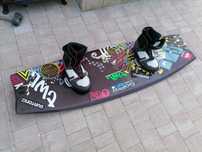 Wakeboard UNITE 138 cm plus wiązania TANIO