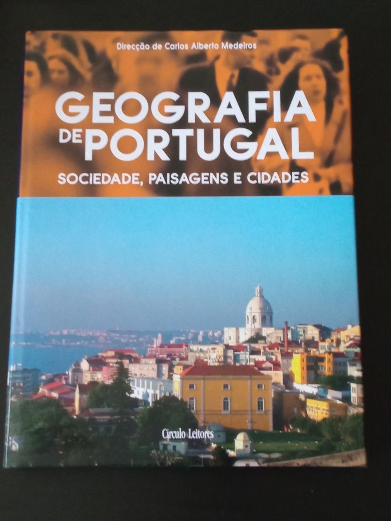 4 Volumes Geografia de Portugal do Círculo de Leitores