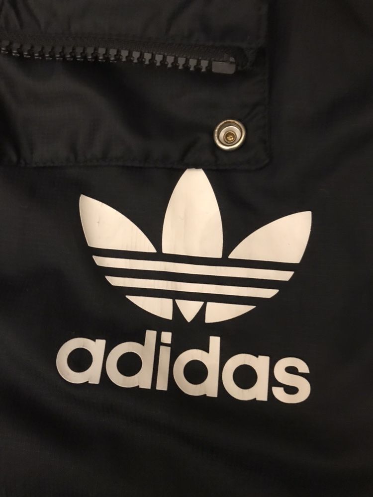 Adidas Originals kurtka wiatrówka przeciwdeszczowa streetwear vintage