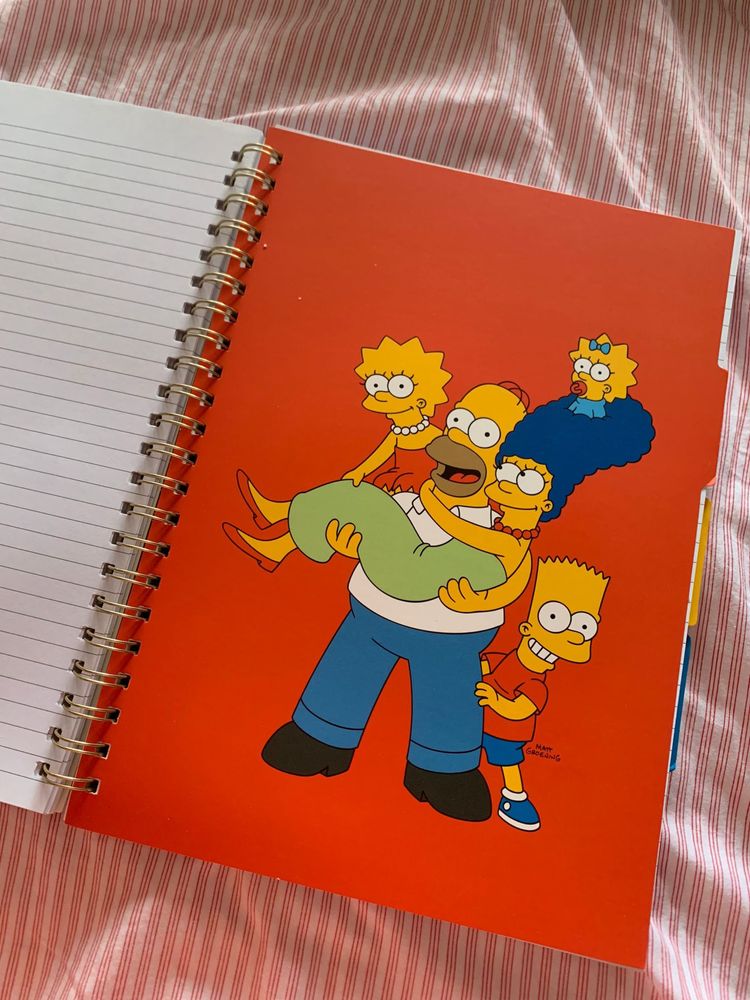 Caderno Simpsons novo