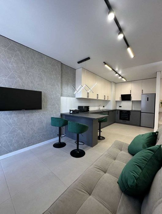 2 комн квартира  ЖК Эллада Аркадия . Ремонт. Балкон. Родос Атмосфера