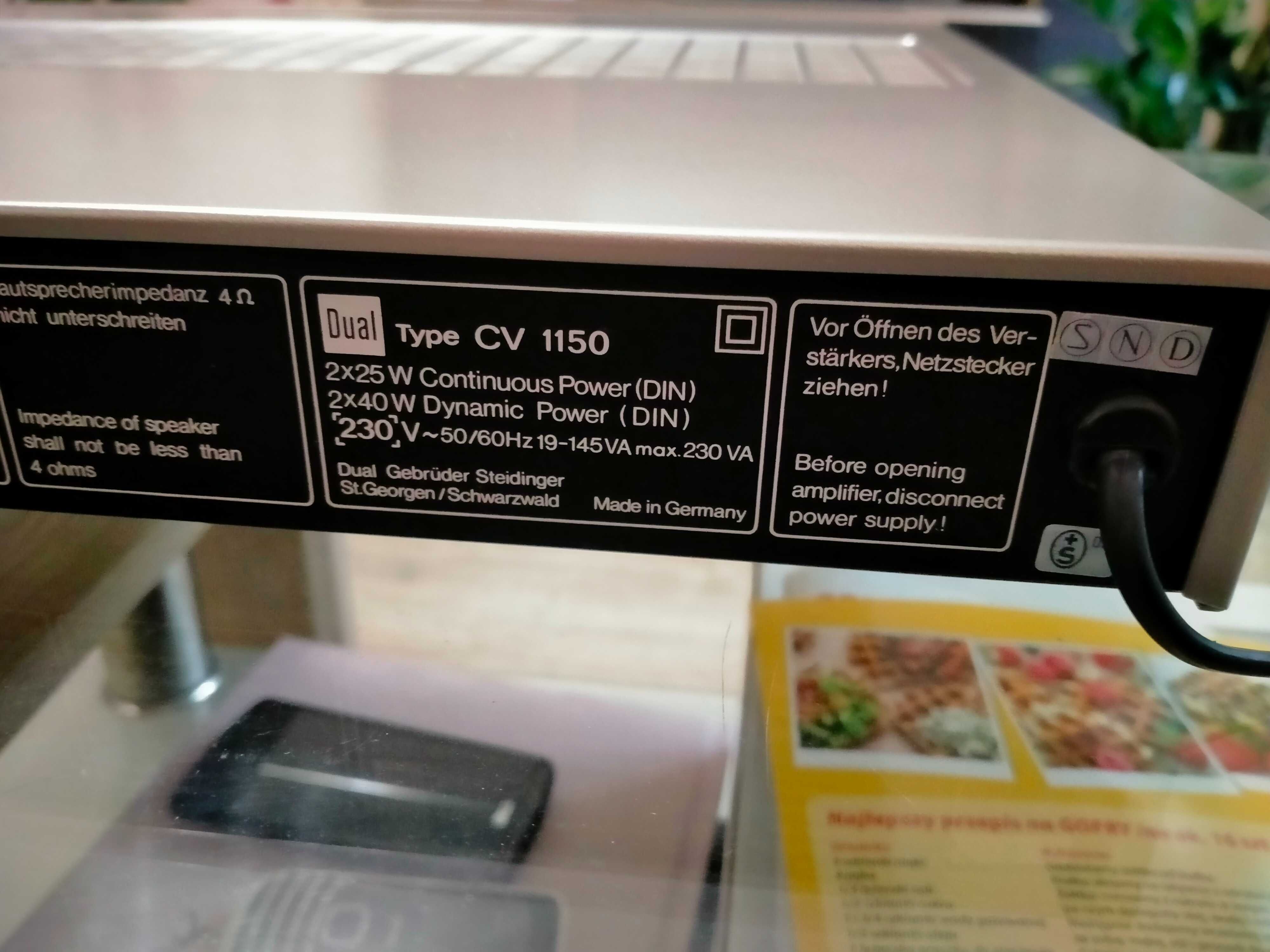 Wzmacniacz DUAL CV 1150