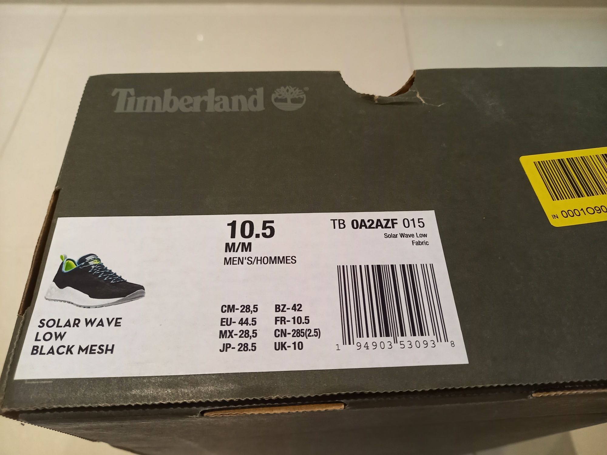 Buty Timberland Solar Wave Low Black Mesh rozm. 44,5