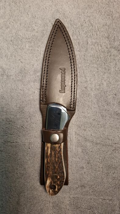 Nóż mysliwski Kopromed, rączka z poroża