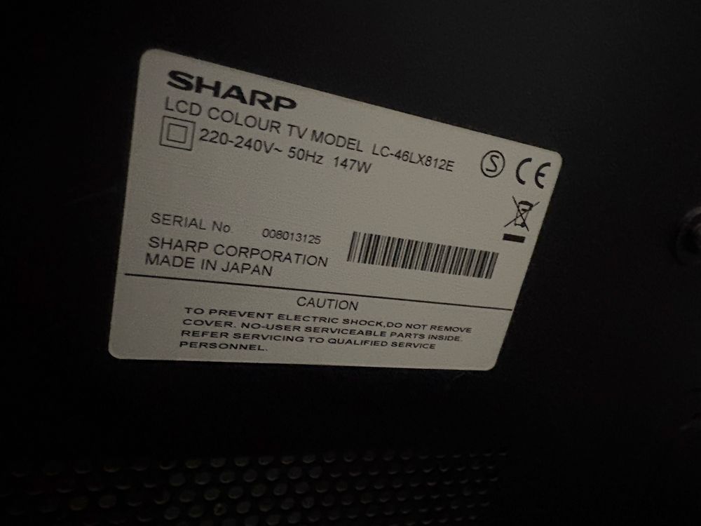 Telewizor Sharp Aquos LC-46LX812E