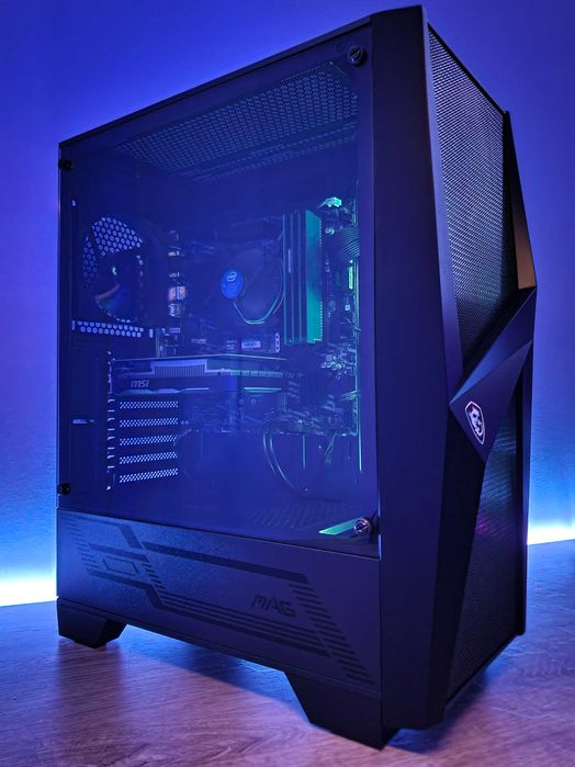Komputer do Gier 10100F/GTX1650 4GB/16GB DDR4/500NVME+HDD RGB Okazja!