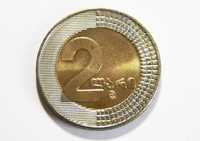 Монета 2 Грузинских Лари 2006года в обиходе новая блестит