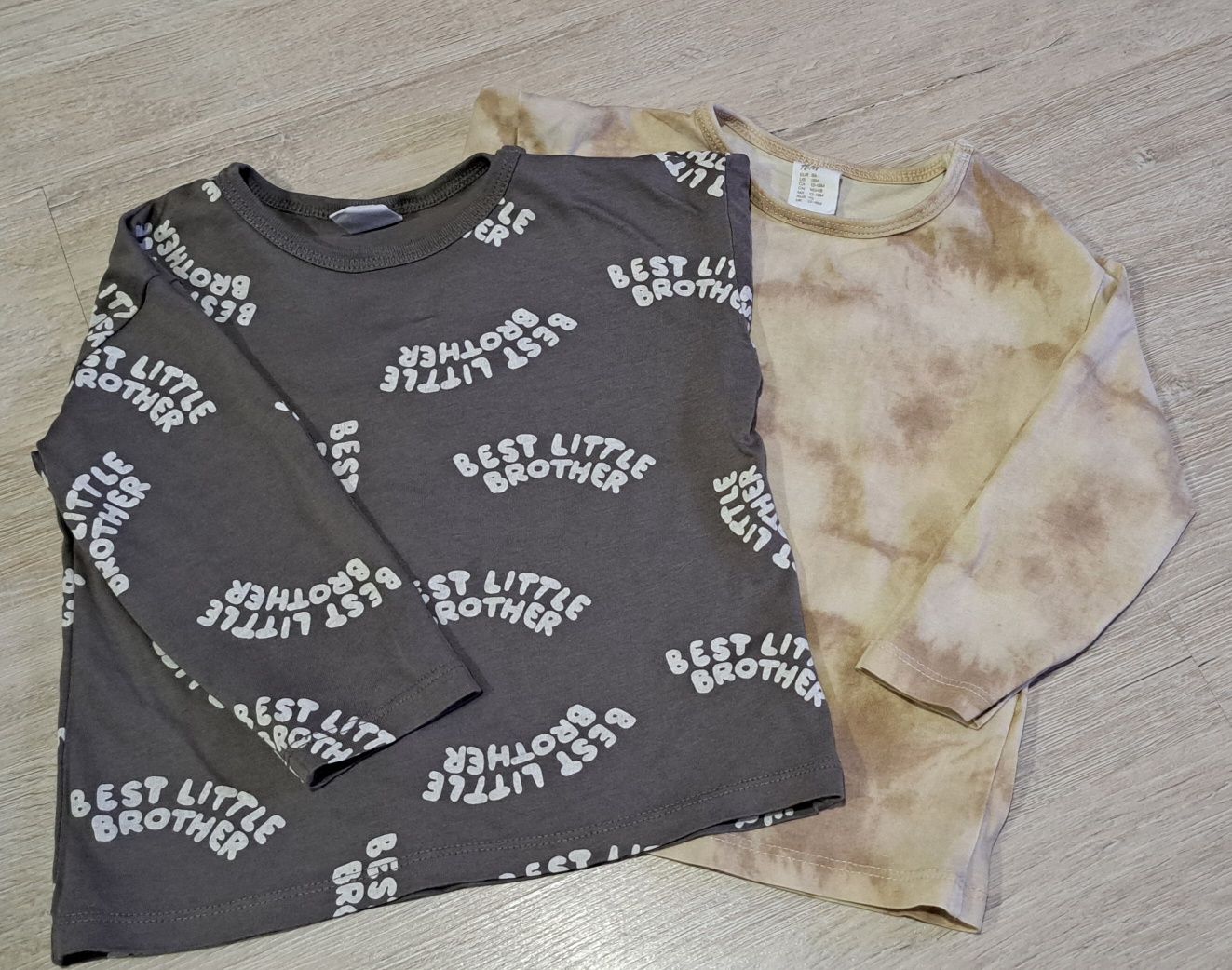 Bluzka bluza t shirt koszulka hm 86 szara braz blezer