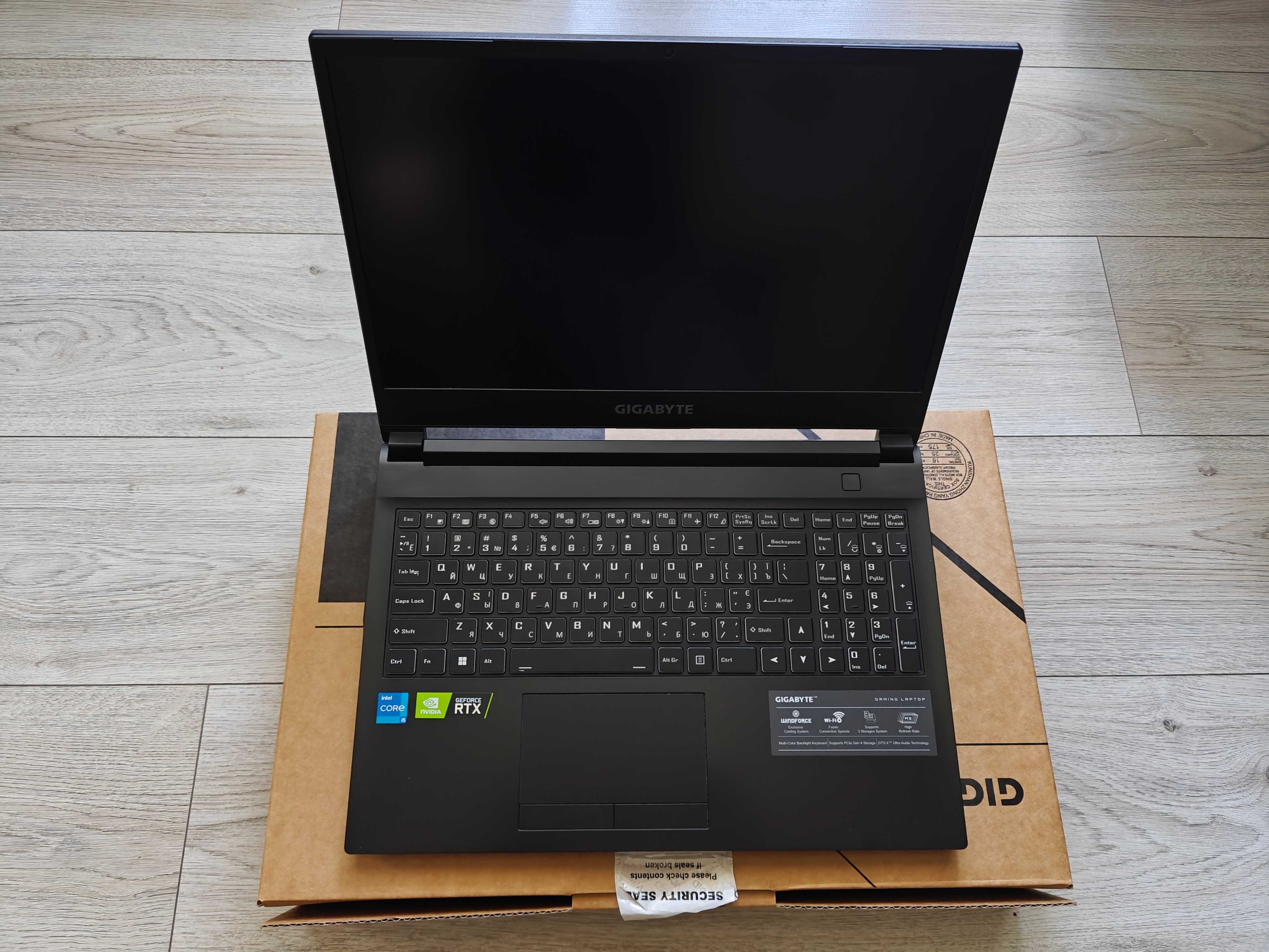 Ноутбук Gigabyte G5 MD, RTX 3050TI