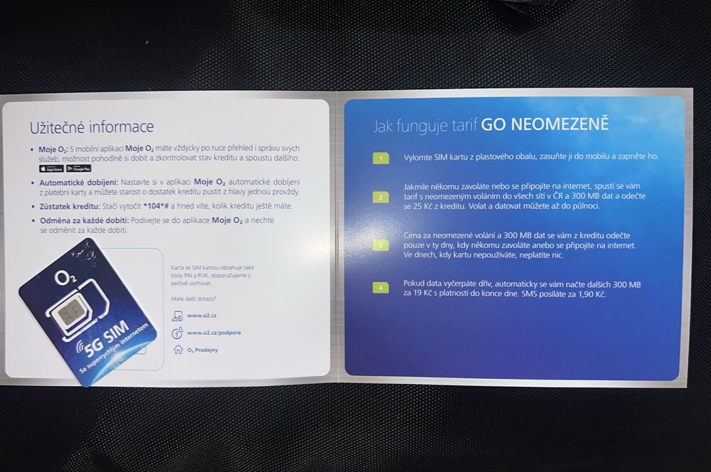 Starter karta sim czeska anonimowa O2