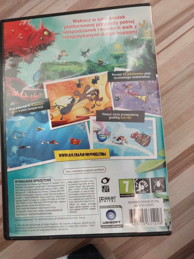 Rayman origins pc dvd-rom