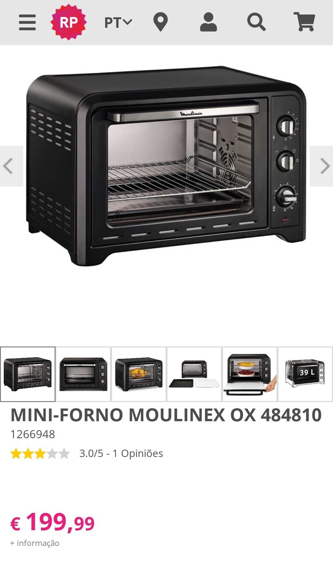 Mini Forno Moulinex