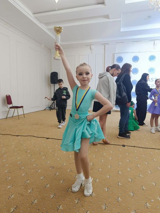 Сукня Бейсик з двома спідницями, стандарт і латина, 122