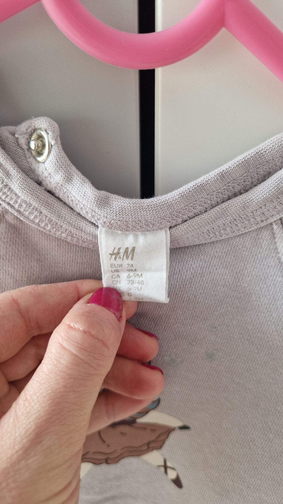 Sukienka niemowlęca H&M dla dziewczynki na 74 cm 6-9 miesięcy