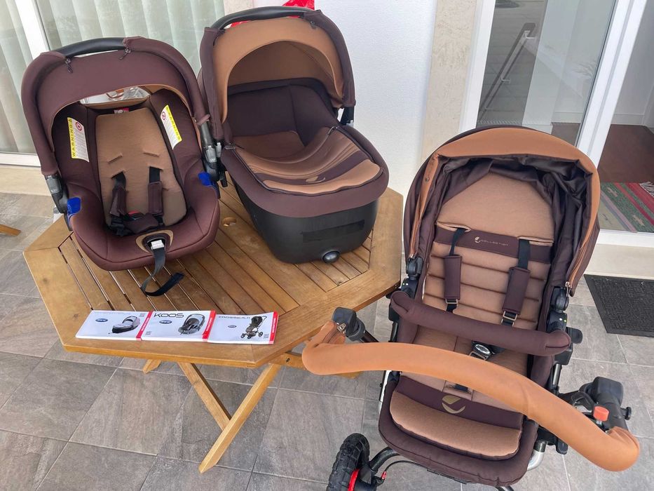 Carrinho Jané Crosswalk-robusto, confortável e apto a qualquer terreno