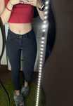 Czarne dżinsy skinny