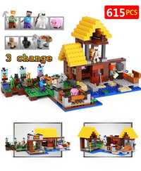 Set / Kit Minecraft - A fazenda (compatível com lego)