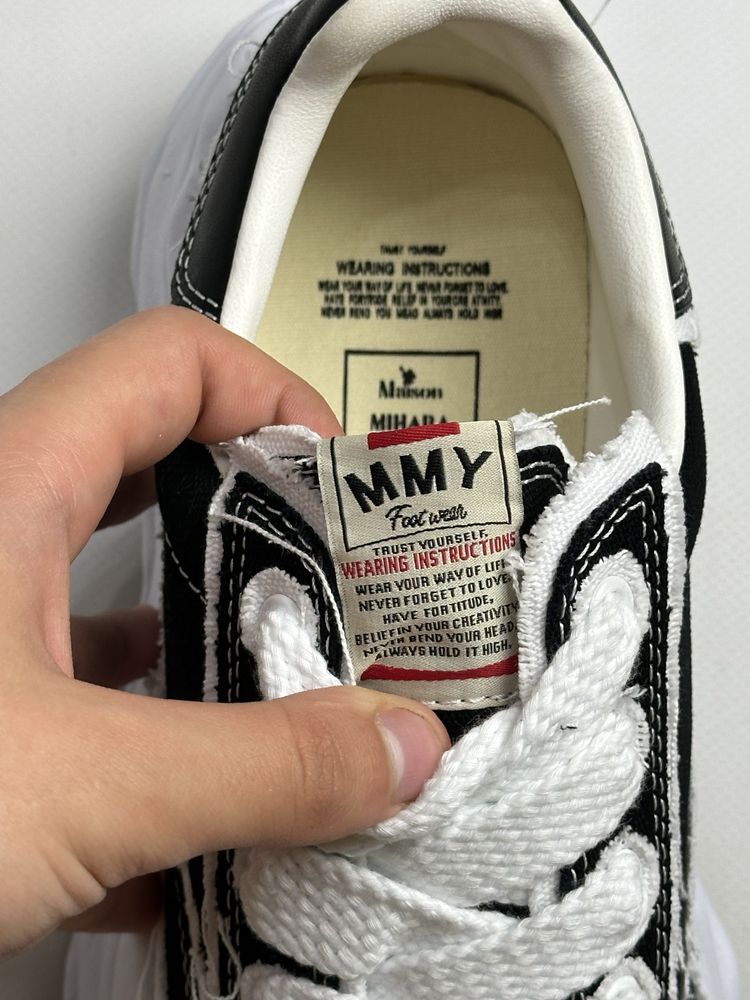 MMY Maison Mihara Yasuhiro BLAKEY 43 27 черные белые custom opium 42,5