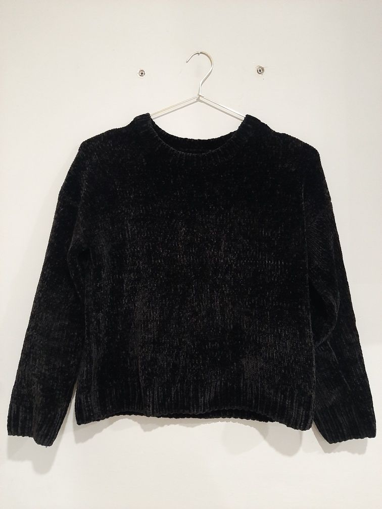 Czarny sweterek mięciutki sinsay rozmiar XS