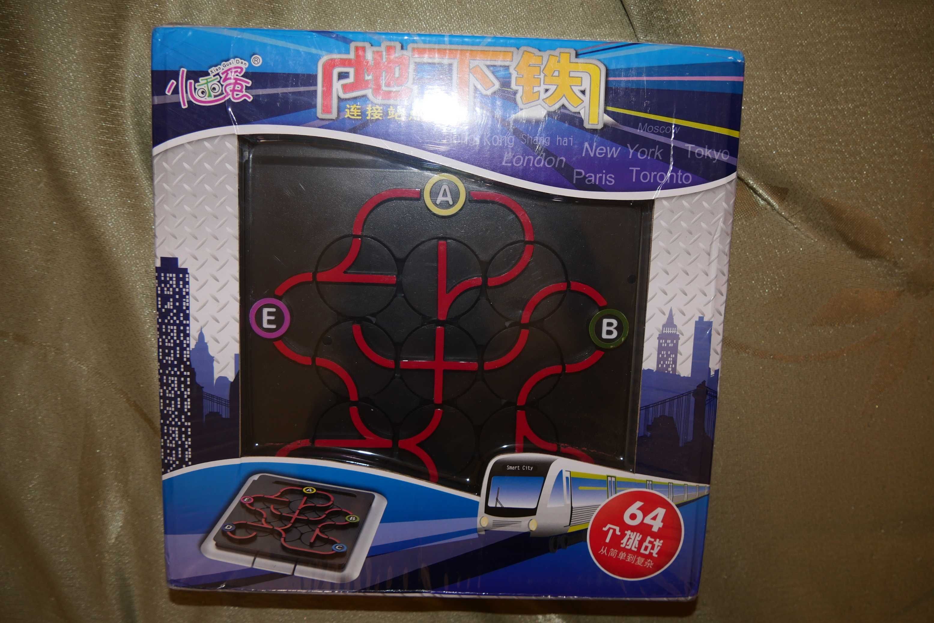 Nowa gra edukacyjna logiczn jak Smart Games Granna Metro Połącz stacje
