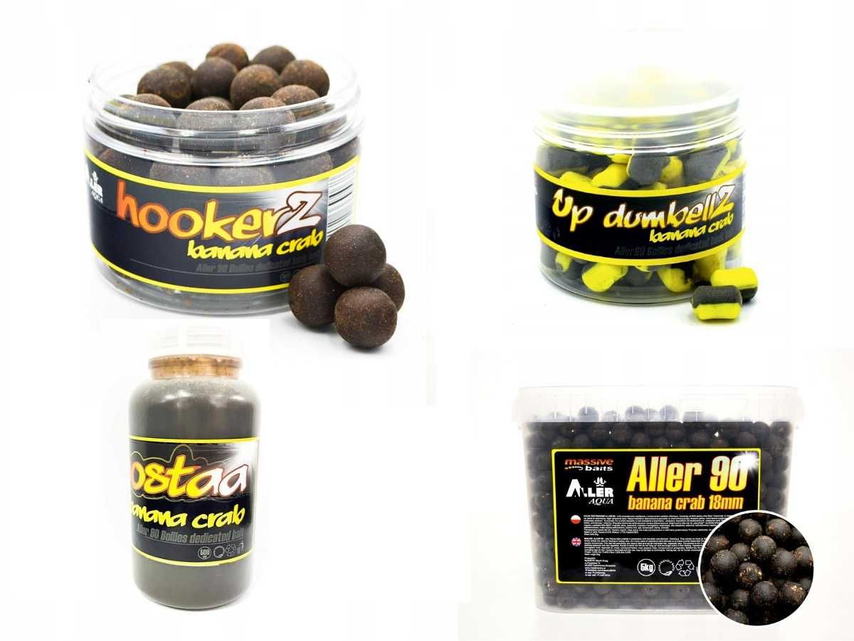 Massive Baits Aller90 Crab & Banan - zestaw