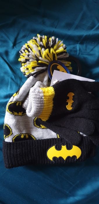 Czapka i rękawiczki, nowy komplet z Batmanem
