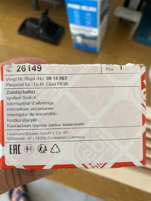 Kostka stacyjki Opel Astra