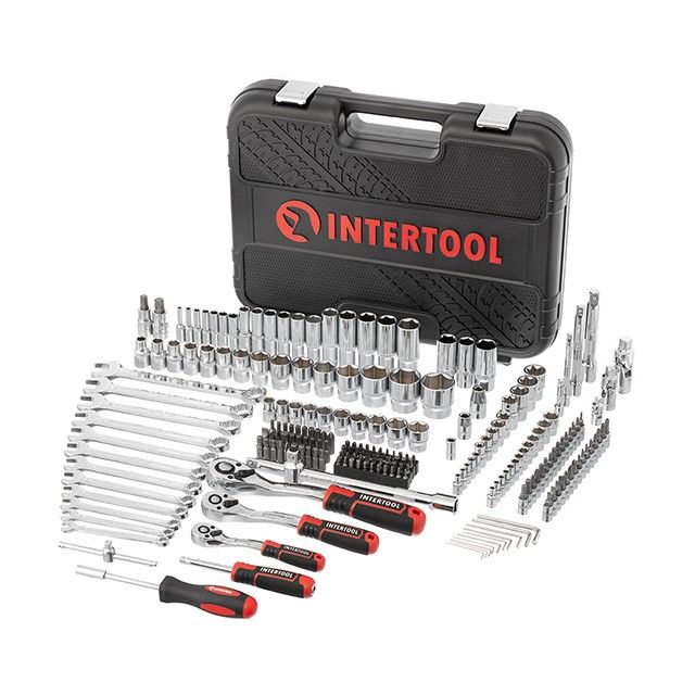 Набор инструментов 219 единиц, Cr-V STORM INTERTOOL ET-8219