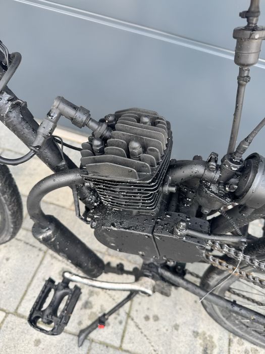 Rower z silnikiem spalinowym 80cc