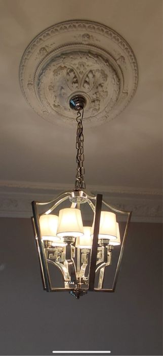 Lampa wisząca Eichholtz nikiel – stan idealny