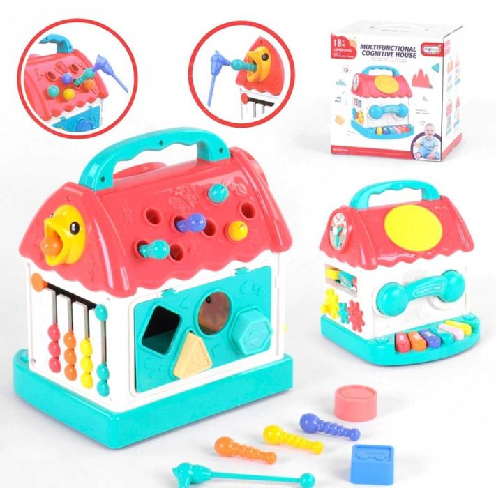 Іграшка музична "Будиночок", сортер іграшка