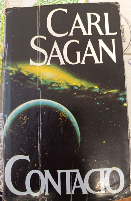 Livro de Carl Sagan "contacto "