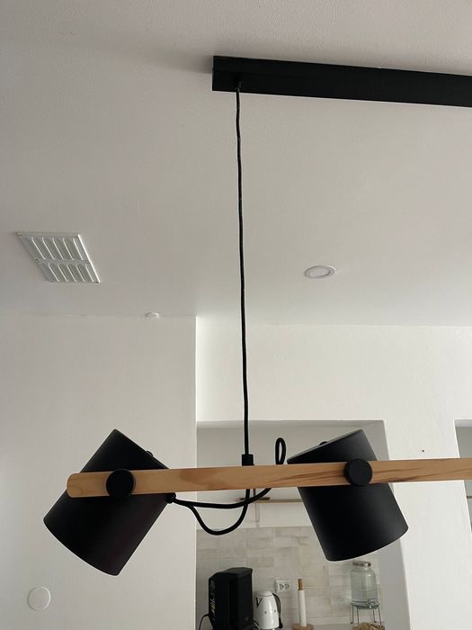 Conjunto de candeeiros de tecto