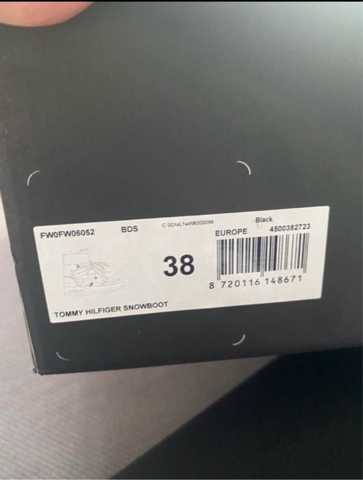 Śniegowce Tommy Hilfiger r.38, oryginalne