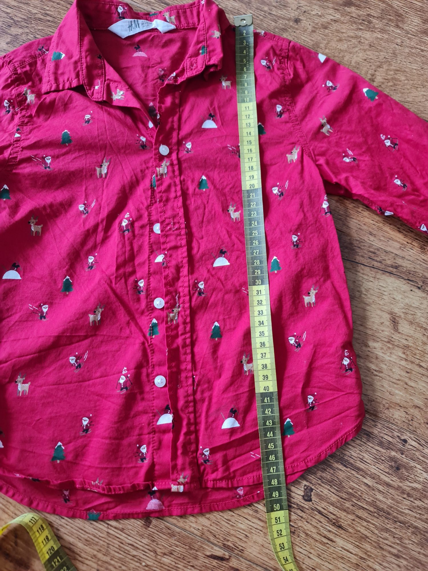 Koszula świąteczna dla chlopca 122 cm