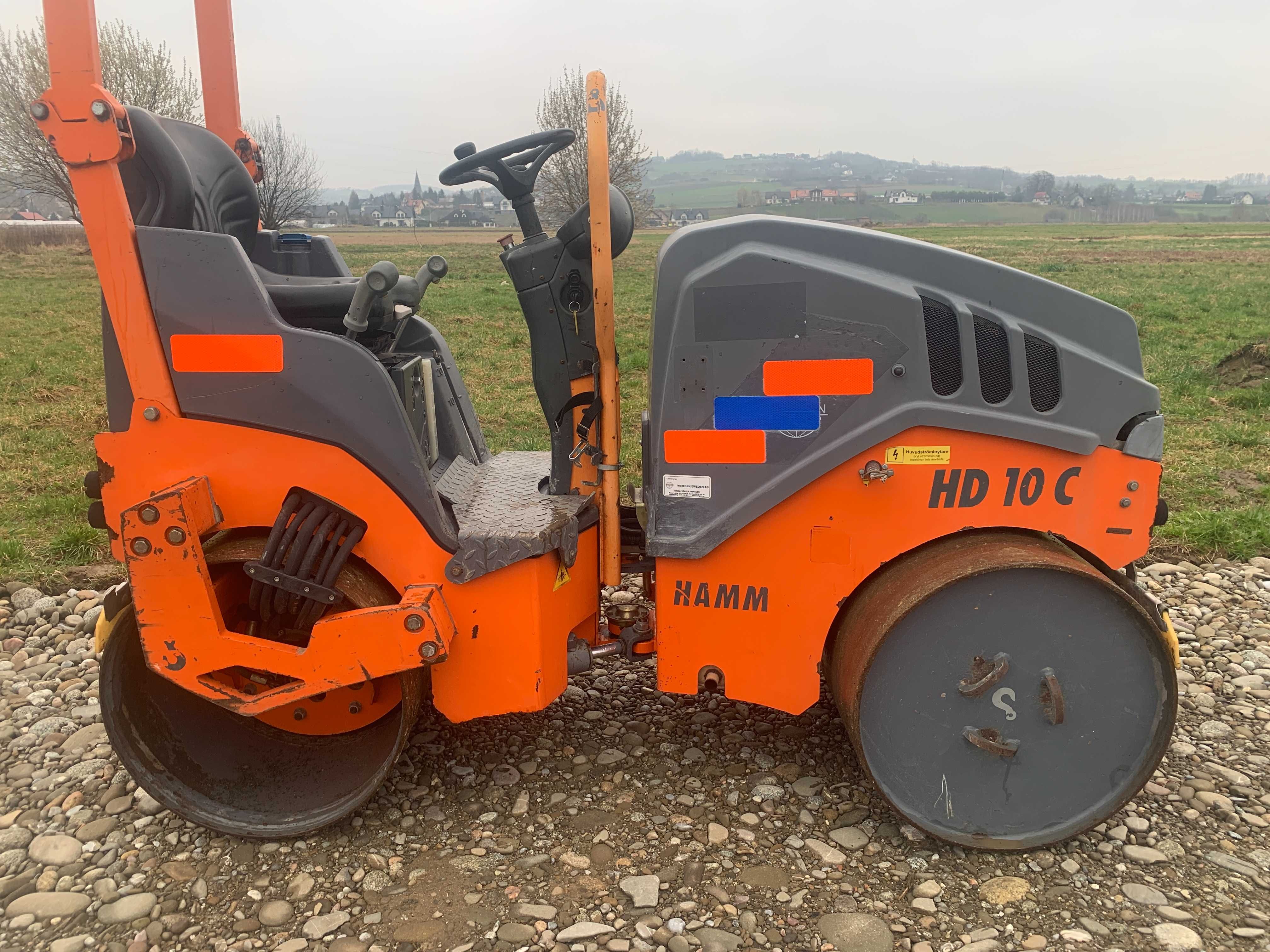 Walec Hamm HD 10C VV Tandemowy Stalowy Drogowy Wibracje Hatz 31 NETTO